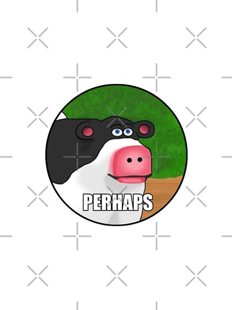 Perhaps Cow Meme Iphone Case And Cover By Barnyardy Redbubble