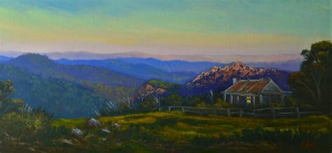 Artist Christopher Vidal Landscape Original Art Mountains