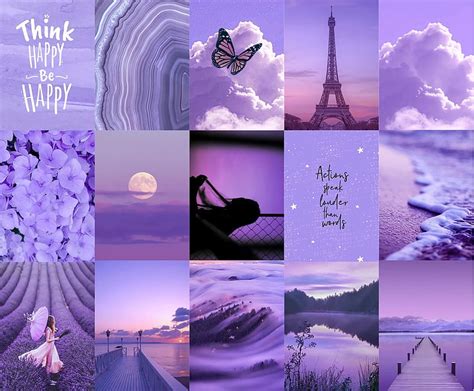 Aesthetic Purple Laptop Posted By John Tremblay Purple Collage Aesthetic HD Wallpaper Pxfuel