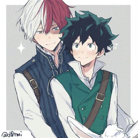 Todoroki Shouto And Midoriya Izuku Boku No Hero Academia Todoroki My