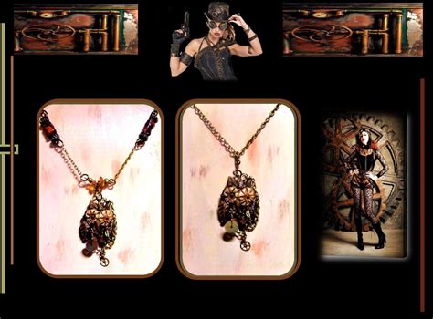 Steampunk Necklace Steampunk Jewelrycosplaysteam Punk Etsy