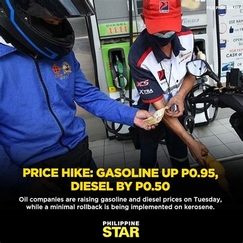 Philippine Star In Separate Advisories On Monday Oil