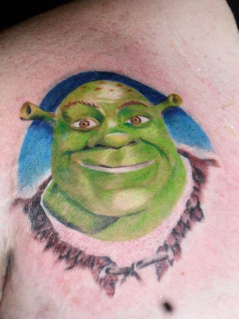 37 Tattoo Shrek Ideas Shrek Tattoos Movie Tattoos