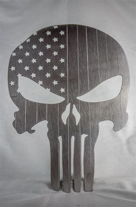 American Flag Punisher Skull Shop For Metal Signs Liberty Metal And