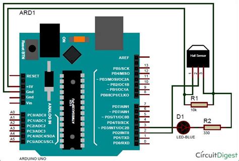 Project Of Interfacing Hall Effect Sensor With Arduino Arduino Hall Hot Sex Picture