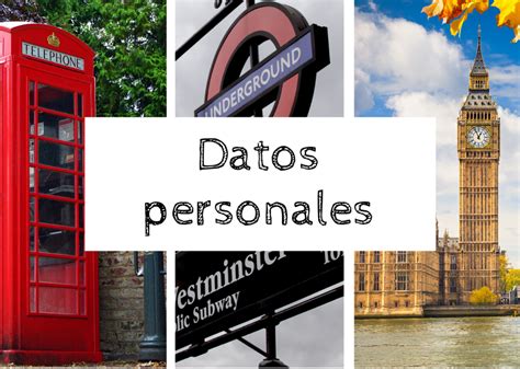 Vocabulario De Datos Personales En Inglés Aprender Inglés