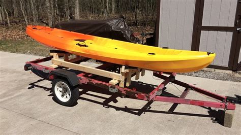 Building A Kayak Trailer YouTube