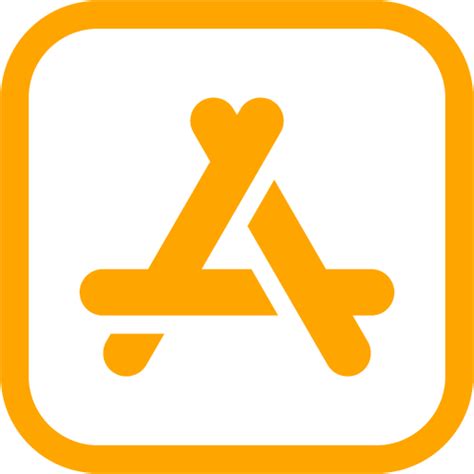 App Store Logo Png Orange App Store Icon Free Orange Site Logo Images
