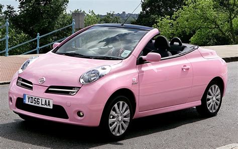 Nissan Micra Cc Pink Car Pink Convertible Girly Cars