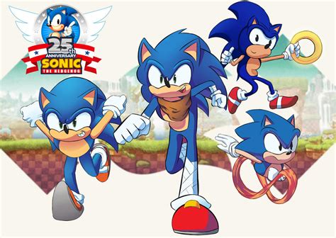 Sonic 25th Anniversary Collab By Tj0001 On Deviantart