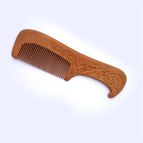 Wood Hair Comb Wooden Hair Combs Hand Wood By Mariya4woodcarving