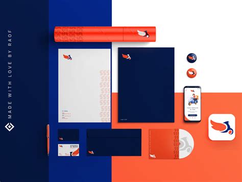 Orange And Blue Brand Projects Photos Videos Logos Illustrations