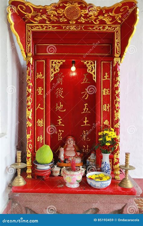 Buddhist Altar Stock Image Image Of Object Benefit 85193459