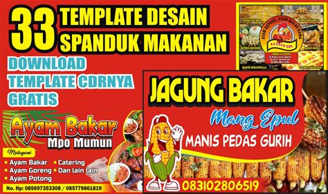 Contoh Banner Makanan Kekinian 10 Ide Desain Banner Warung Makan