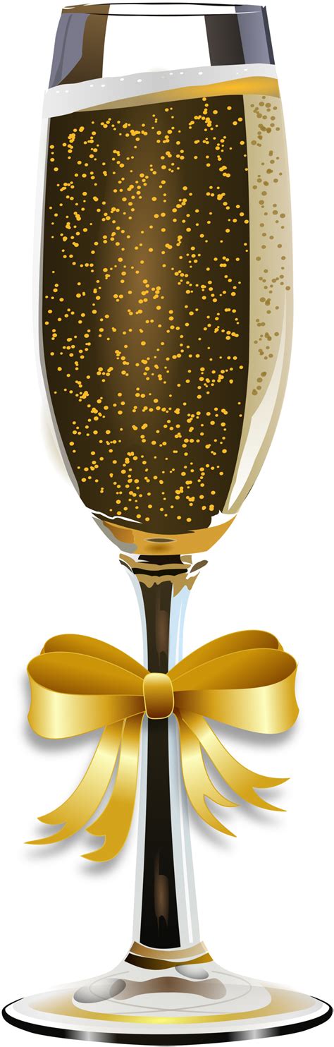 Gold Clipart Wine Glass Gold Wine Glass Transparent Free