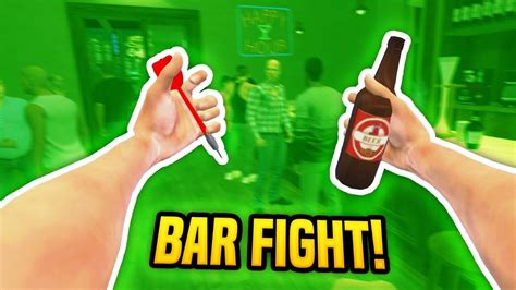 Fighting In A Bar In Virtual Reality Drunkn Bar Fight Vr Funny