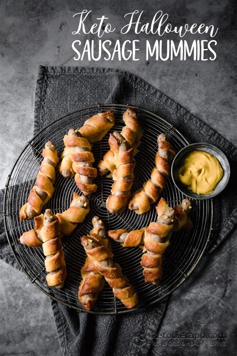 Keto Halloween Sausage Mummies Ketodiet Blog