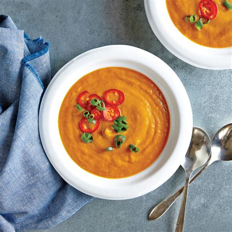 Sweet And Spicy Carrot Soup Recipe Myrecipes