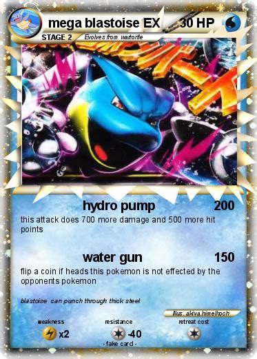 Fast & free shipping on many items! Pokémon mega blastoise EX 14 14 - hydro pump - My Pokemon Card