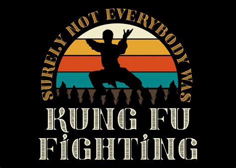 Funny Kung Fu Fighting Poster By Ankarsdesign Displate