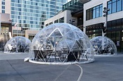 Dine In A Heated Igloo In Omaha's Capitol District In Nebraska