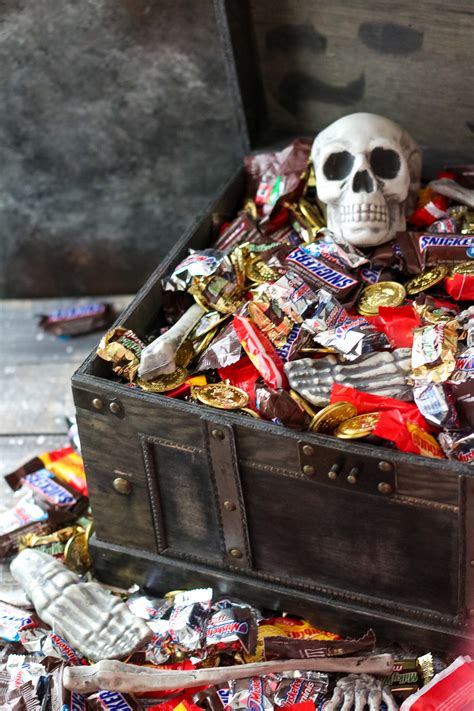 haunted pirates treasure chest of candy life with the crust cut off