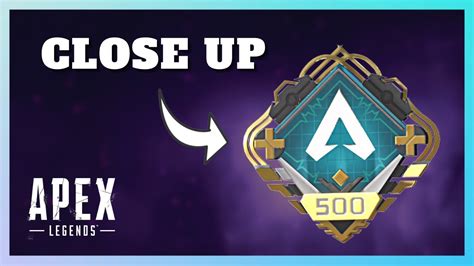 Apex Legends Close Up Look Of New Level 500 Badges Youtube