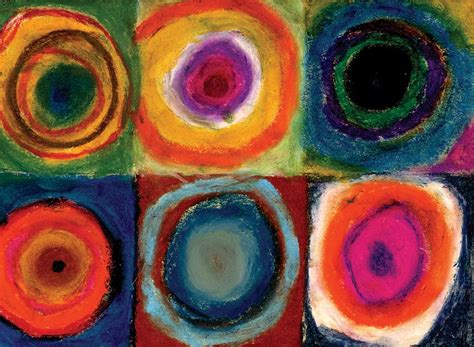 Kandinsky Circles With Oil Pastels · Art Projects For Kids