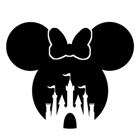 Disney Minnie Castle Silhouette Die Cut Vinyl Decal · Sadiesvinyl