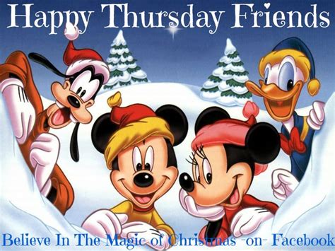 Mickey Mouse Happy Thursday Quote Disney Merry Christmas Christmas
