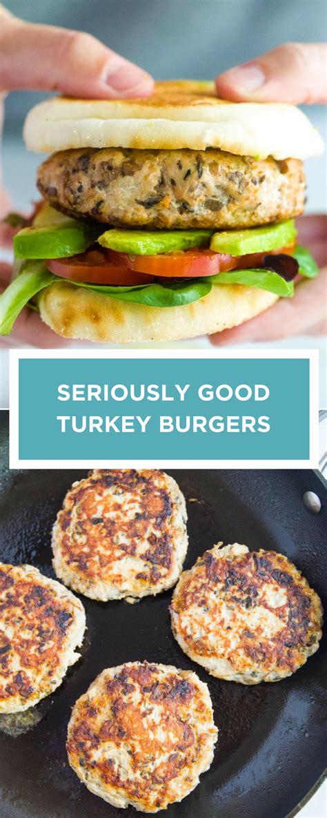 Juicy Turkey Burgers Recipe Turkey Burger Recipes Turkey Burgers