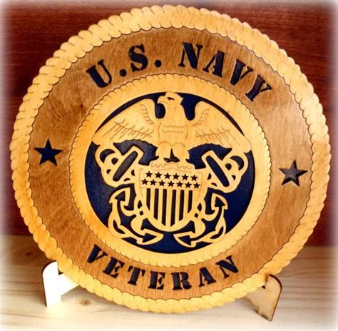 Navy Veteran Plaque Sign T Military Laser By Bplaserengraving Navy