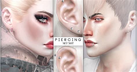 Sims 4 Ccs The Best Ear Piercings Inspired By Shinees Jonghyun By