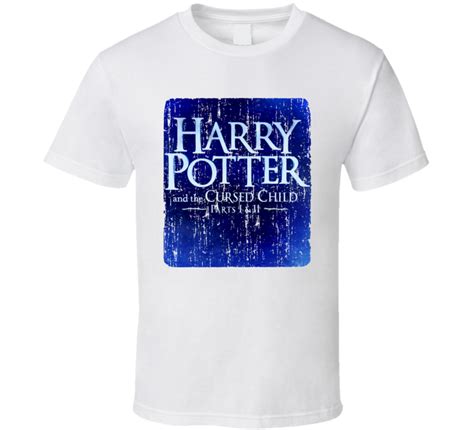 Harry Potter And The Cursed Child Logo Book Play Distressed T Shirt