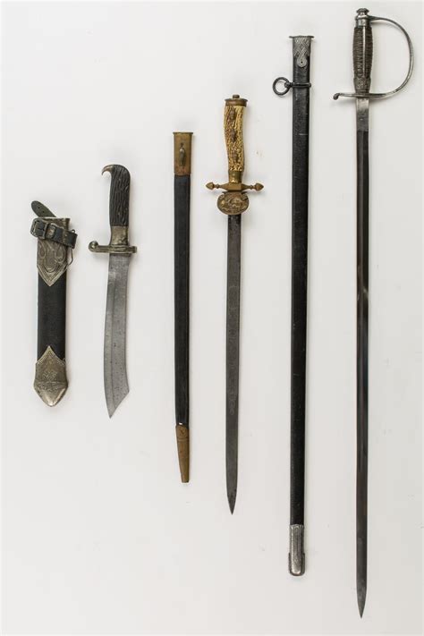 Lot Reproduction German Swords And Daggers