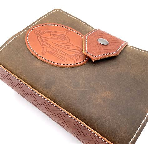 Personalized Leather Bible Cover Full Grain Leather Scripture Etsy