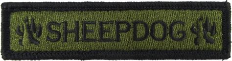 Sheepdog Tactical Hook And Loop Fully Embroidered Morale
