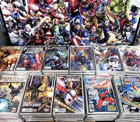 Premium Comic Books Gift Pack Comics Collection MARVEL ONLY Superheroes Comics Grab Bag