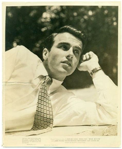 Montgomery Clift In A Publicity Still For Red River Montgomery Clift