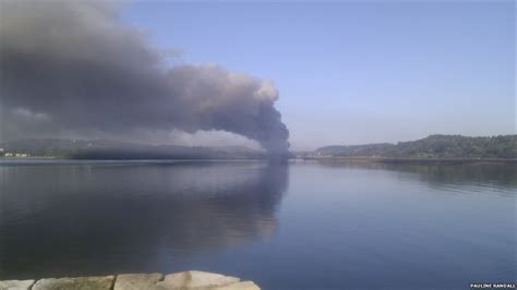 Bbc News In Pictures Scrapyard Fire