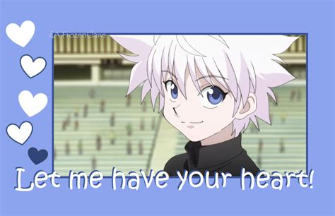 Hunter X Valentine Killua Wants Your Heart By