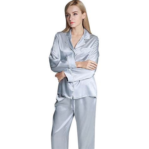 22 momme classic full length silk pajama set for women silk pajama set silk pajamas women