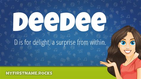 Deedee First Name Personality And Popularity