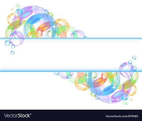 Colorful Bubble Background Royalty Free Vector Image