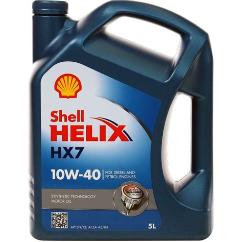 Shell Helix Hx7 10w 40 Semi Synthetic Engine Oil 5l 19 Repco