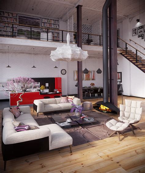 Industrial Loft With Organic Traits Visualized