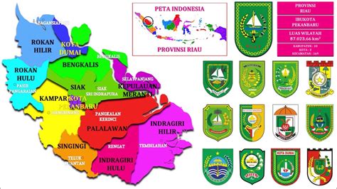 4 Peta Indonesia Provinsi Riau Kabupaten Kota And Kecamatan Youtube