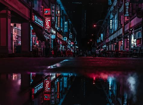 Aesthetic Anime Night City Ps4 Wallpapers Wallpaper Cave