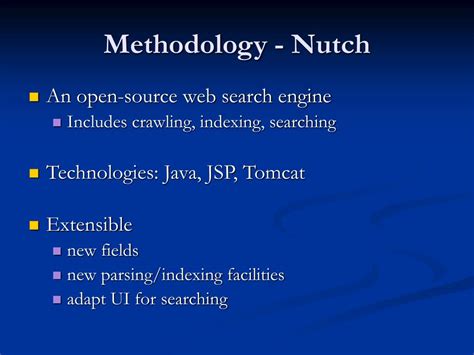 Ppt Searching Citeseer Metadata Using Nutch Powerpoint Presentation