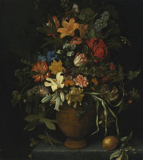 A Floral Still Life 1675 Maria Van Oosterwijck